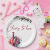 ラブ ブライズ シャワー プレート お祝い (パーティー)