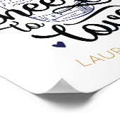 ラブ ブライズ シャワー ポスターにお祝いを ポスター (角)