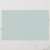 ラブ ブライダルシャワー ワードゲーム ソフトグリーンウォッシュ (裏面)