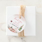 ラブ ブラッシュ ピンク ウェディングシャワー サンクス フェイバータグ (インサイチュ)