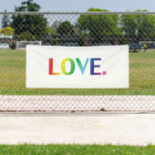 ラブ,プライドlgbt lgbtqゲイ同性愛者レインボーカラー 横断幕 (インサイチュ)
