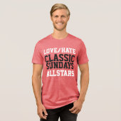 ラブ/ヘイト ALLSTARS Tシャツ (正面全面)