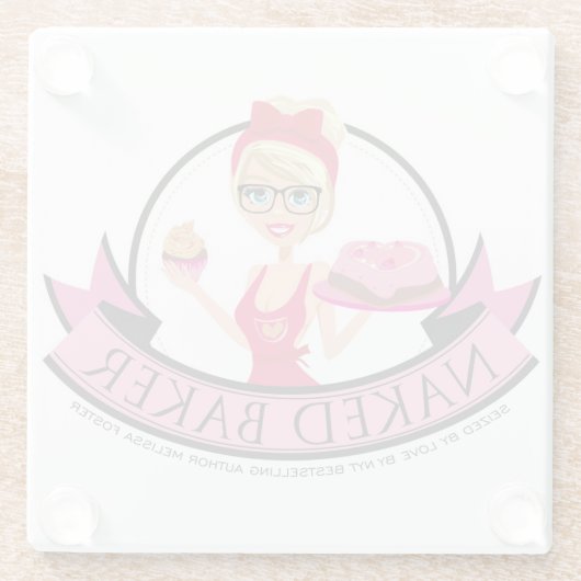 ラブ・ベイカー・コースターに占領される ガラスコースター (裏面)