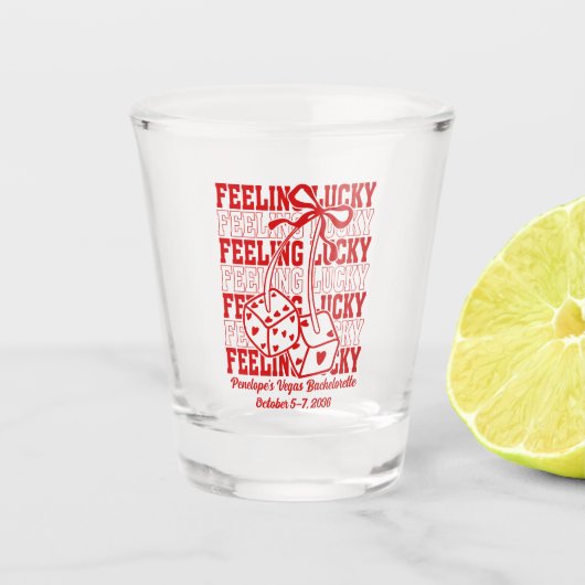 ラブ＆ベガス ラスベガス バチェロレッテパーティー ショットグラス (正面)