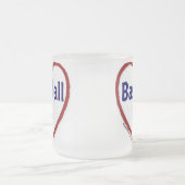 ラブ・ベースボール フロストグラスマグカップ (中央)