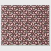 ラブ ボヘミア レインボー フォト ラッピングペーパー (フラット)