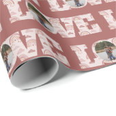 ラブ ボーホー レインボー フォト ラッピングペーパー (ロールコーナー)