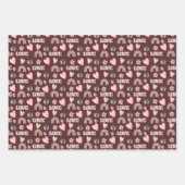 ラブ ボーホー レインボー フォト ラッピングペーパー ラッピングペーパーシート (正面3)