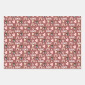 ラブ ボーホー レインボー フォト ラッピングペーパー ラッピングペーパーシート (正面)