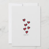 ラブ ポストウェディング ブランシュ 招待状 (裏面)