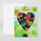 ラブ ポストカード (正面/裏面)