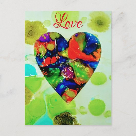 ラブ ポストカード (正面)