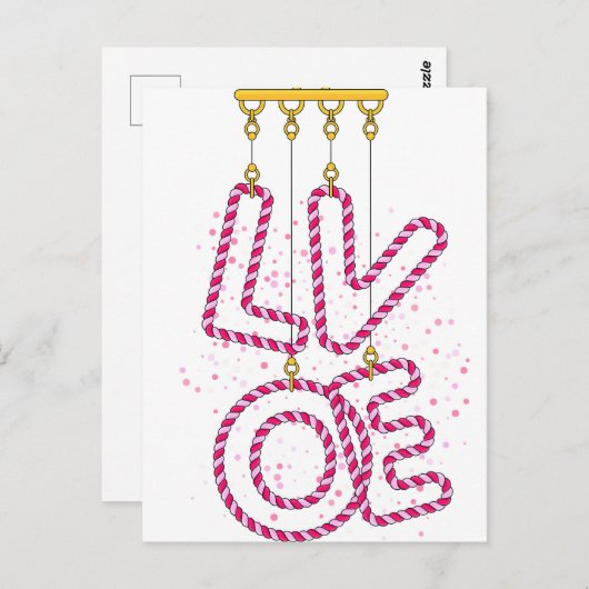 ラブ ポストカード (正面/裏面)