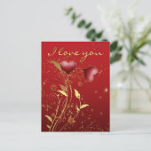 ラブ ポストカード - 愛情を示すポストカード (スタンド正面)