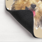 『ラブ・マイ・シェトランド・シープドッグ・ポープリント』 マウスパッド (コーナー)