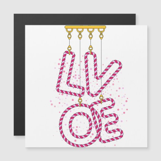 ラブ マグネット招待状 (正面/裏面)