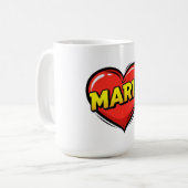 ラブ マリア コーヒーマグカップ (正面左)