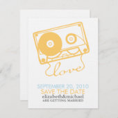 ラブ・ミックス・テープの発表を保存する セーブザデート (正面/裏面)