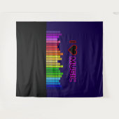 ラブ ミュージック タペストリー (正面(横))