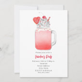 ラブ ミルクシェイク バレンタイン パーティー 招待状 (正面)