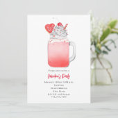 ラブ ミルクシェイク バレンタイン パーティー 招待状 (スタンド正面)