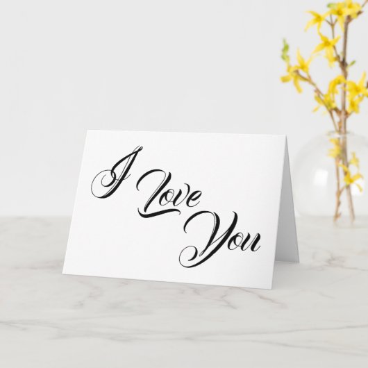 ラブ・ユーカード カード (黄色い花)