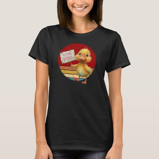 ラブ・ユー・ダッキー Tシャツ (正面)