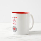 『ラブ・ユー・トゥ・ザ・ムーン&バック・マグ』 ツートーンマグカップ (正面右)