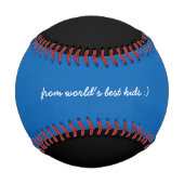 『ラブ・ユー・パパ・パザーズ・デイ・ギフト・ゲーム』 野球ボール (裏面)