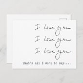 ラブ・ユー・ポストカード ポストカード (正面/裏面)