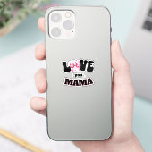 ラブ ユー ママ コケット スロー枕 シール (スマートフォン)