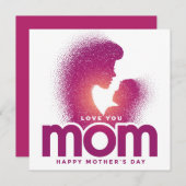 『ラブ・ユー・ママ』 招待状 (正面/裏面)