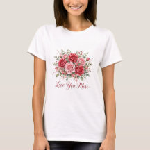 ラブ・ユー・モア 女性用Tシャツ