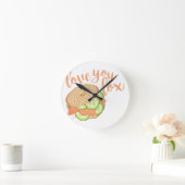 ラブ・ユー・ロックス ラウンド壁時計 (ホーム)
