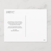 ラブ&ライトはっきりしたタイポグラフィハヌカー写真 シーズンポストカード (裏面)