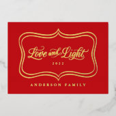 ラブ&ライトクラシック金ゴールドフレーム箔 箔シーズンカード (正面)