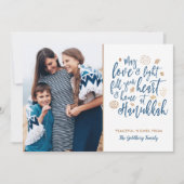 ラブ&ライトハヌカーフォトフラットカード シーズンカード (正面)