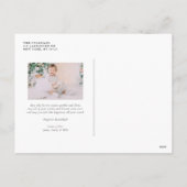 ラブ&ライトブラシレタリング金ゴールドハッピーハヌカー シーズンポストカード (裏面)