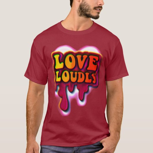 ラブ・ラウドリー Tシャツ (正面)