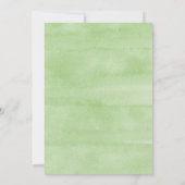 ラブ・ラッキー ウェディング セントパトリックデイ クローバー 招待状 (裏面)