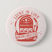 ラブ＆ラックカジノ ハンドドローンベガスバチュロレッテ 缶バッジ (正面)