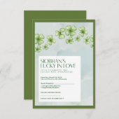 ラブ＆ラック ブライダルシャワー レスポンスカード (正面/裏面)