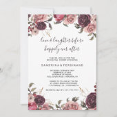 ラブ&ラフター ビフォー ハッピーエバーアフター 招待状 (正面)