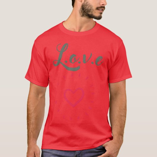 ラブ ラブ ライト シャインズ ファニー Tシャツ (正面)