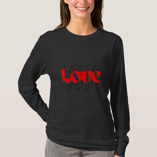 ラブ ラブ ラブ Tシャツ (正面)