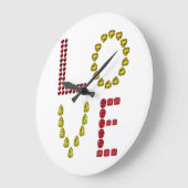 ラブ・ラージ・クロック ラージ壁時計 (傾斜)