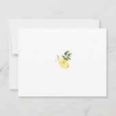 ラブ リモンチェッロ カクテル ブライダル シャワー レシピ カード (裏面)