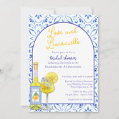 ラブ&リモンチェロイタリアンカクテルブライダルシャワー 招待状 (正面)
