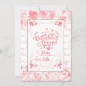 ラブ・レターズ・イン・ブルーム：バレンタインをパーソナライズ シーズンカード (正面)