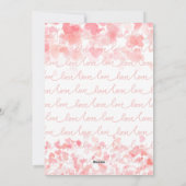 ラブ・レターズ・イン・ブルーム：バレンタインをパーソナライズ シーズンカード (裏面)